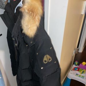 Mens small black  long length moose knuckle